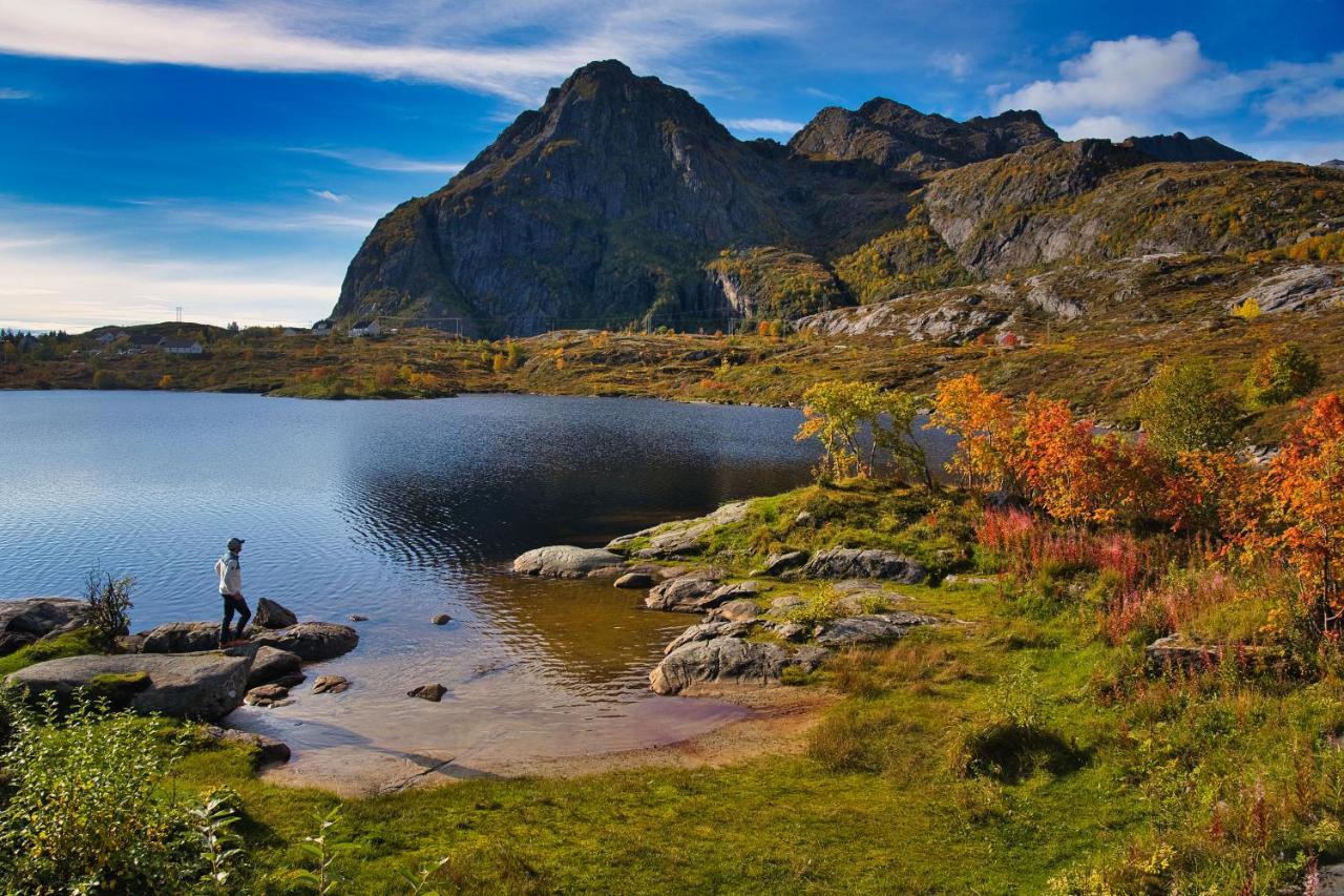 Lofoten Planet Basecamp Villa เซอร์วอเกน ภายนอก รูปภาพ